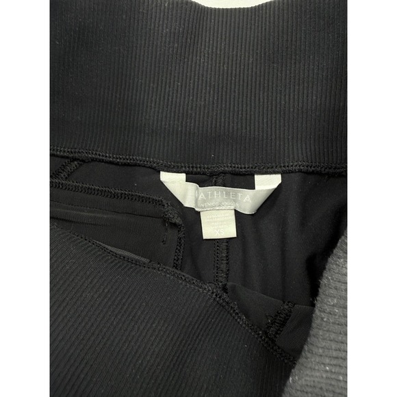 Athleta Venice Jogger Pants Black High Rise Pocket Zippers Women XS - Picture 4 of 5